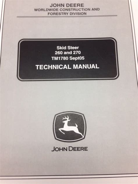 jd 260 skid steer|john deere 260 owners manual.